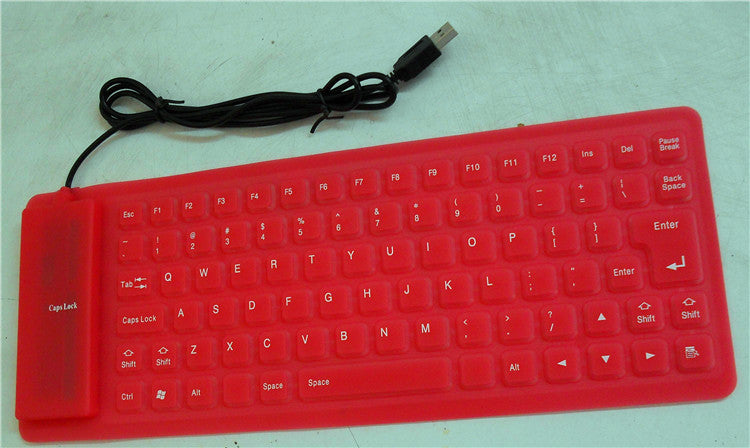 Wired silicone keyboard