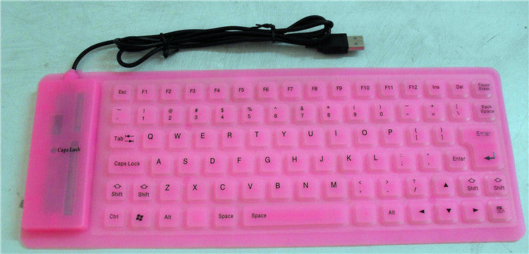 Wired silicone keyboard