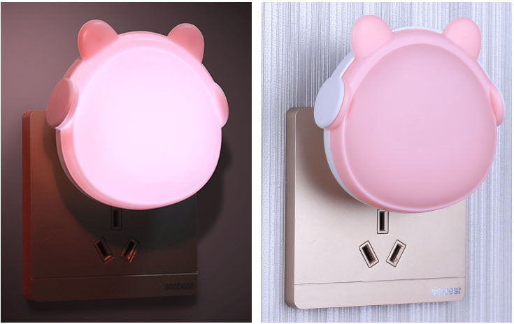 Energy-saving Light-controlled Induction Always-on Plug-in LED Night Light