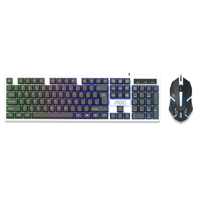 Manipulator Game Glow Keyboard And Mouse Set