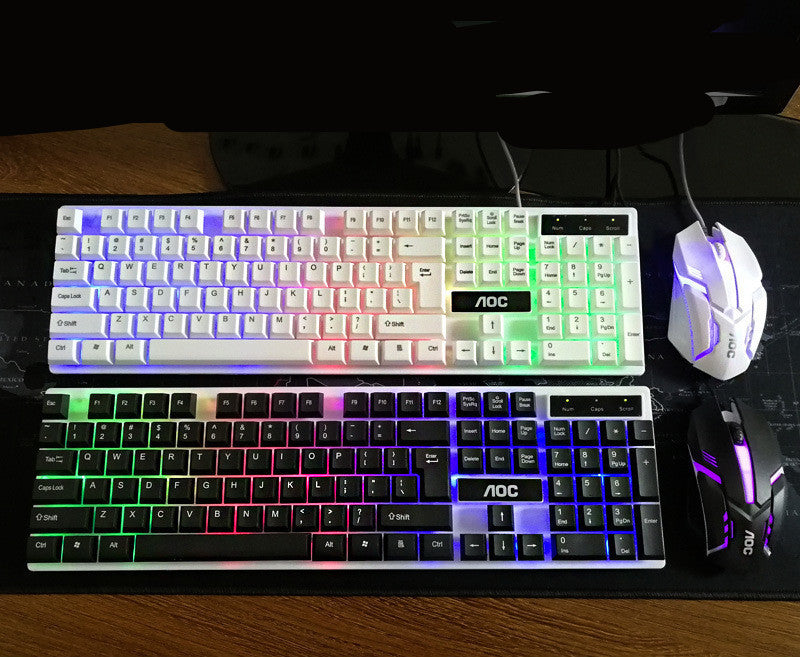 Manipulator Game Glow Keyboard And Mouse Set