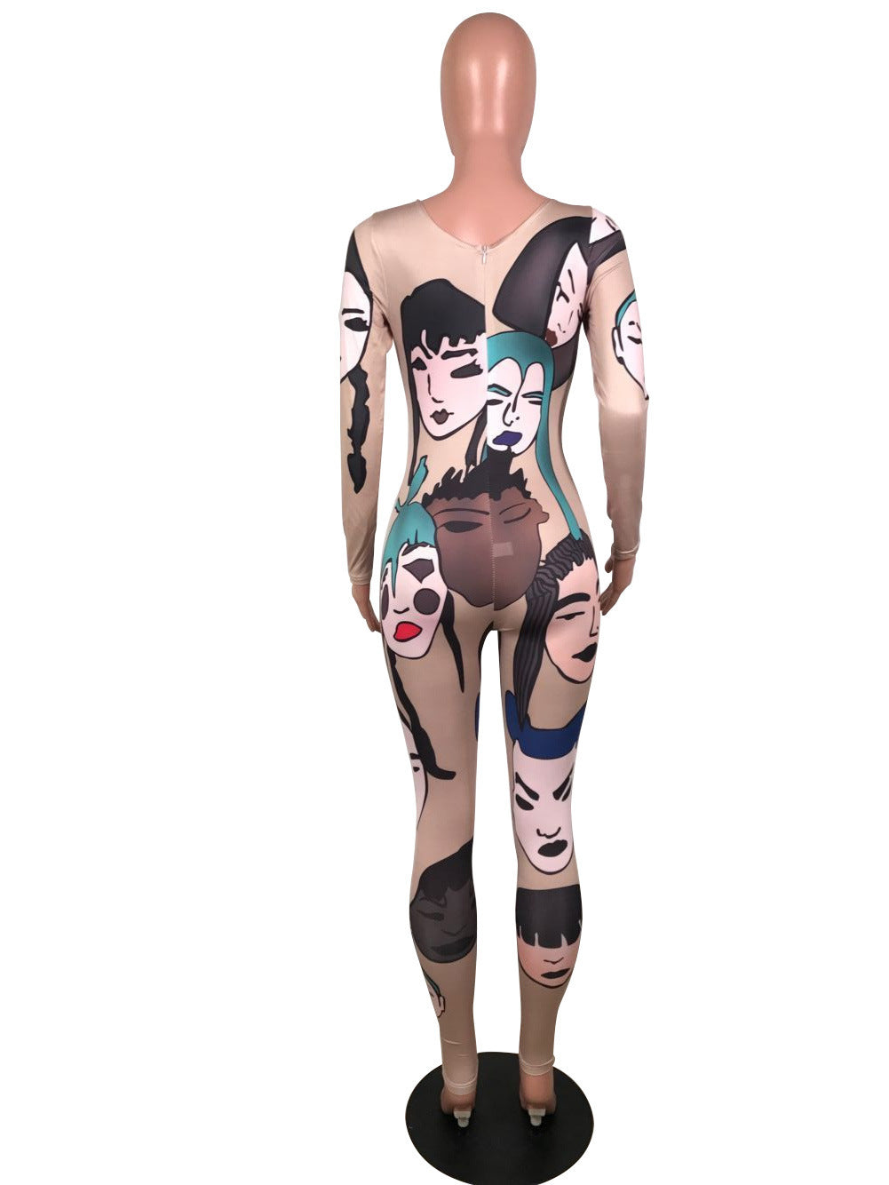 Printed nightclub jumpsuit