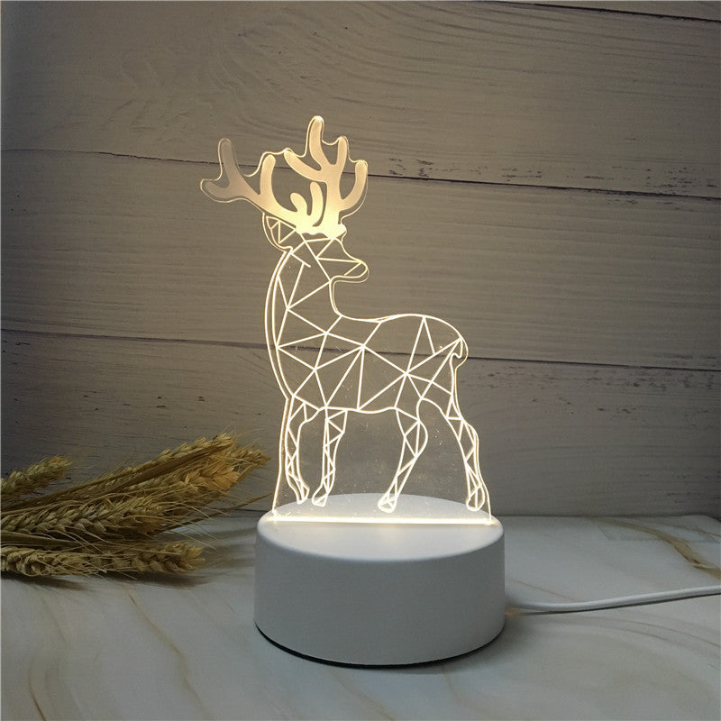 3D Led Lamp Creative Energy Saving Cartoon