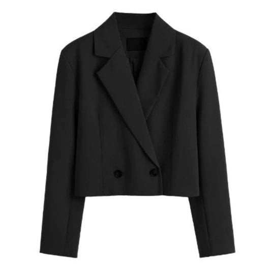 Women's Vintage Wool Blazer - Double Breasted