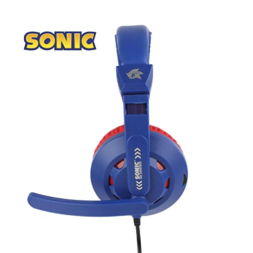 Sonic the Hedgehog 3 in 1 Gaming Set with LED Backlit Keyboard and Mouse, Cushioned Gaming Headset with Microphone. Perfect for Long Gaming Sessions, Comfort Grip, Ergonomic Mouse, Mechanical Keyboard