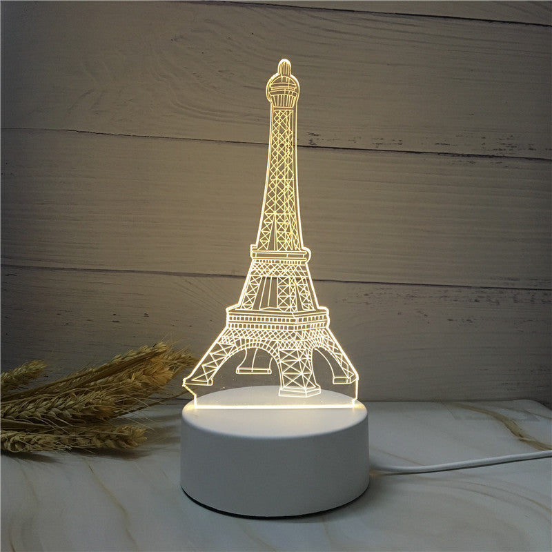 3D Led Lamp Creative Energy Saving Cartoon