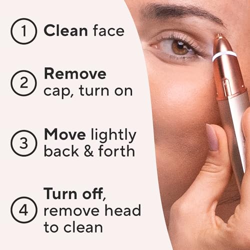 Finishing Touch Flawless Brows Eyebrow Hair Remover Electric Razor for Women