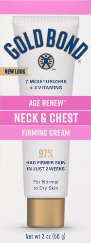 Gold Bond Age Renew Neck & Chest Firming Cream, 2 oz., Clinically Tested Skin Firming Cream