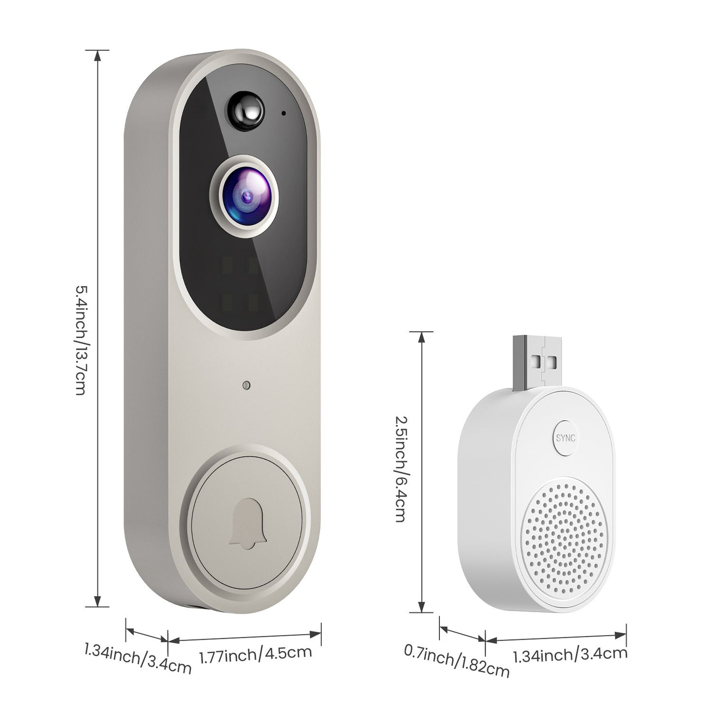 Visual Doorbell Camera Home Wifi Smart Intercom Doorbell