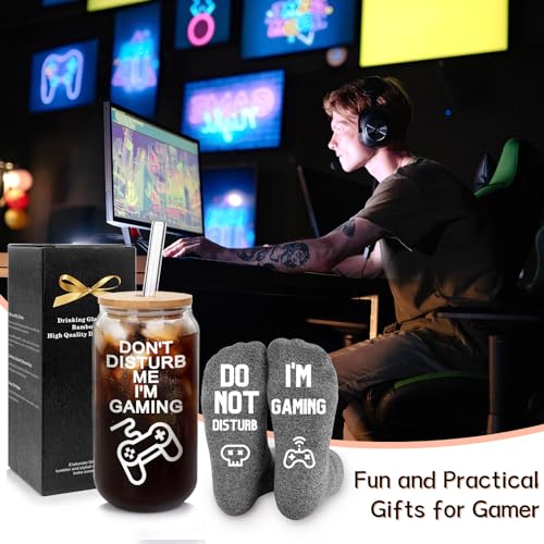 ANOTION Gaming Mugs -Easter Basket Stuffers for Teens Gifts For Boyfriend Gaming Accessories Teen Boy Gifts Gaming Stuff Unique Gifts Gamer Gifts Epic Gamer Coffee Cup Gamer Birthday Party Decorations