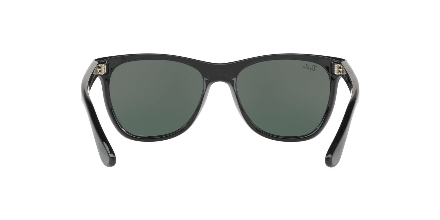 Ray-Ban RB4184 Square Sunglasses, Black/Green, 54 mm