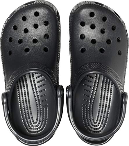 Crocs Unisex-Adult Classic Clogs (Best Sellers), Black, 9 Men/11 Women