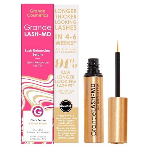 Grande Cosmetics GrandeLASH-MD Lash Enhancing Serum, 1 ml - 6-week starter supply