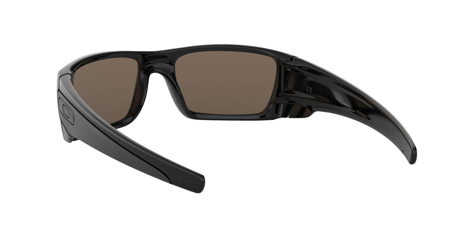 Oakley Men's OO9096 Fuel Cell Rectangular Sunglasses, Polished Black/Warm Grey, 60 mm