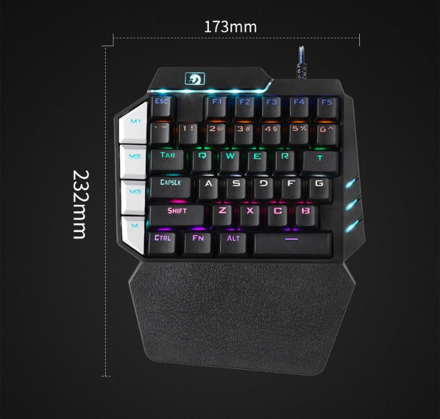 K109 one-hand mechanical keyboard