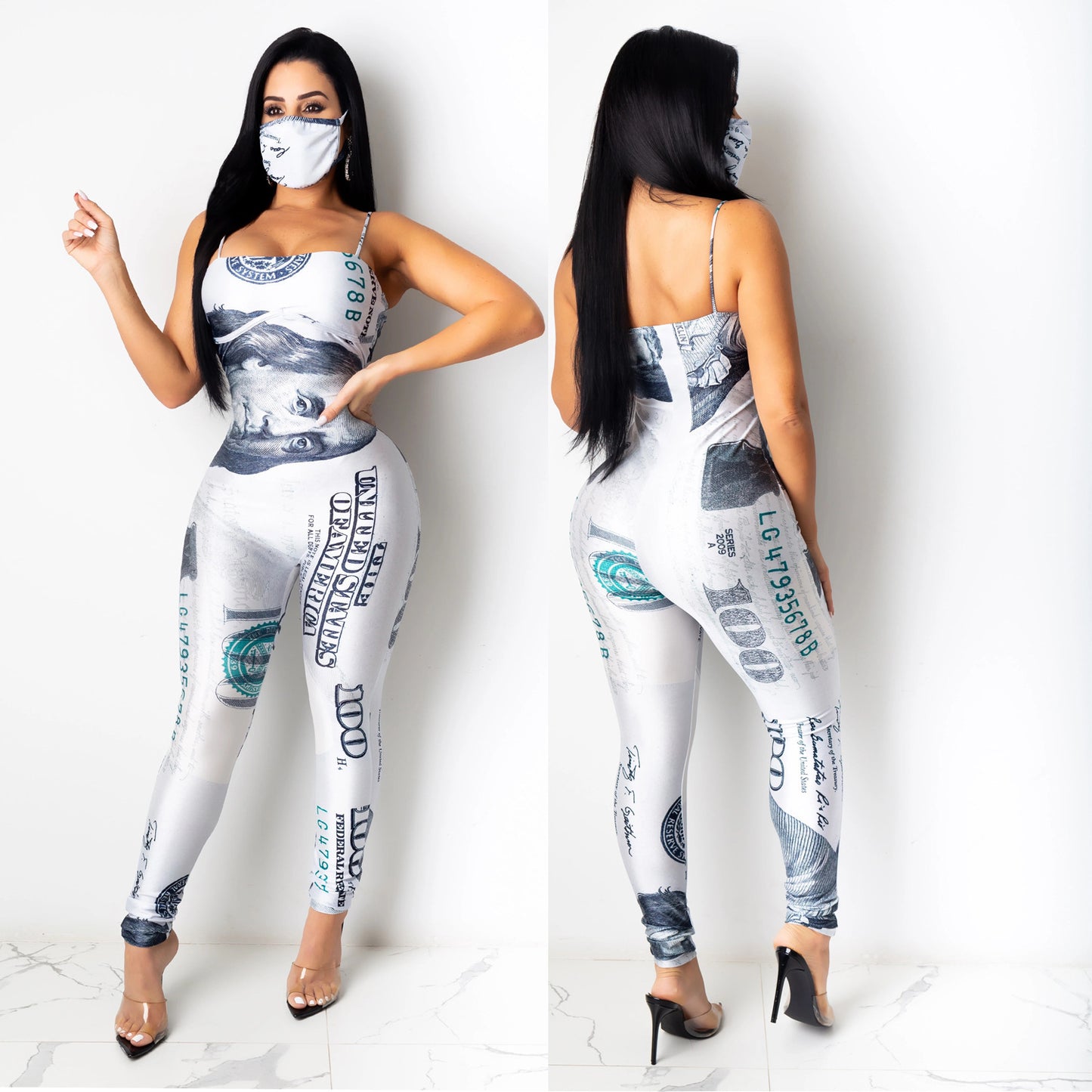 USD print jumpsuit