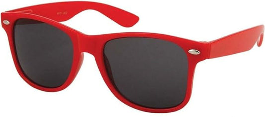 Sunglasses Classic 80?s Vintage Style Design? ?, Red, Standard