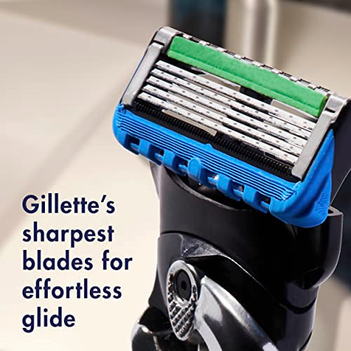 Gillette Fusion ProGlide Razors for Men, 1 Gillette Razor, 4 Razor Blade Refills, Shields Against Skin Irritation