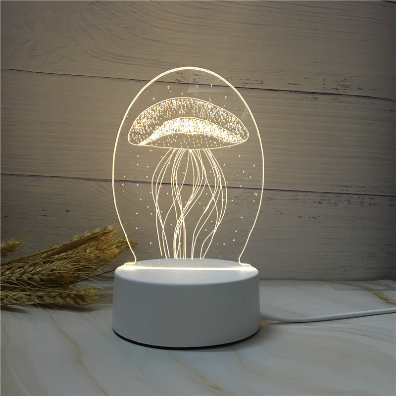 3D Led Lamp Creative Energy Saving Cartoon