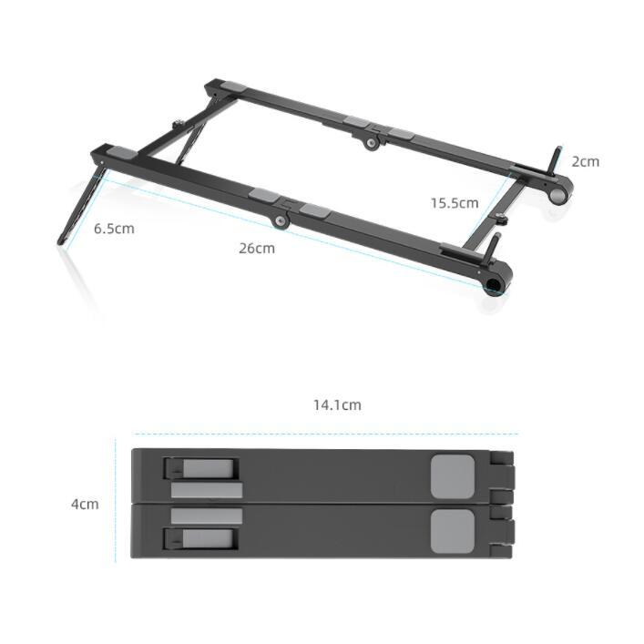 Heightening And Folding Three-in-one Multifunctional Computer Stand