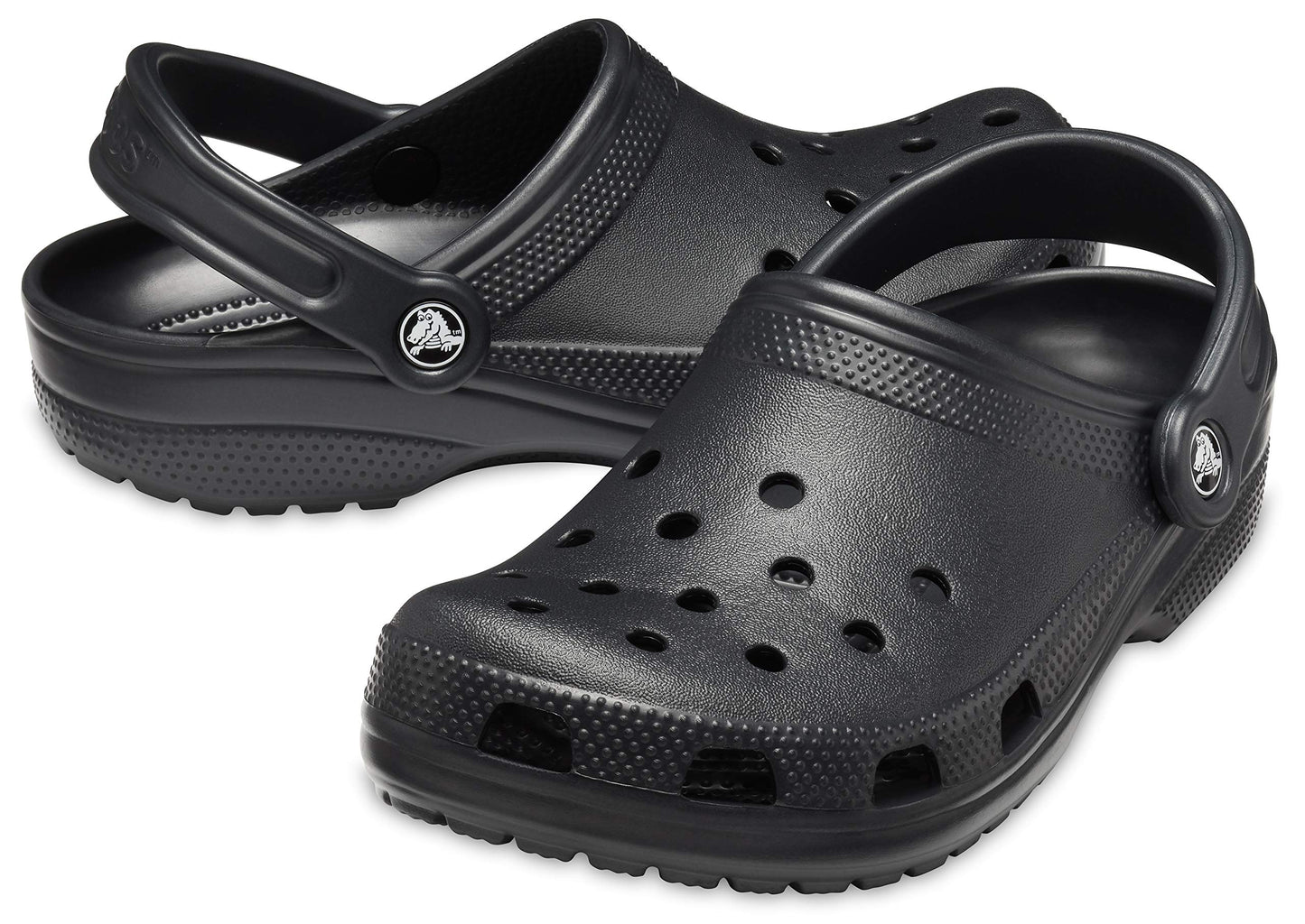 Crocs Unisex-Adult Classic Clogs (Best Sellers), Black, 9 Men/11 Women