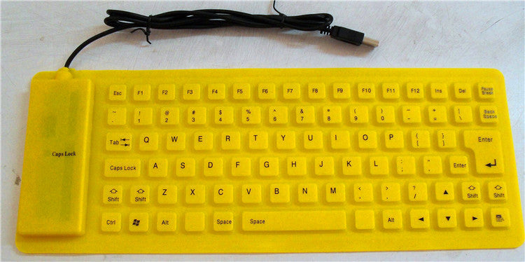 Wired silicone keyboard