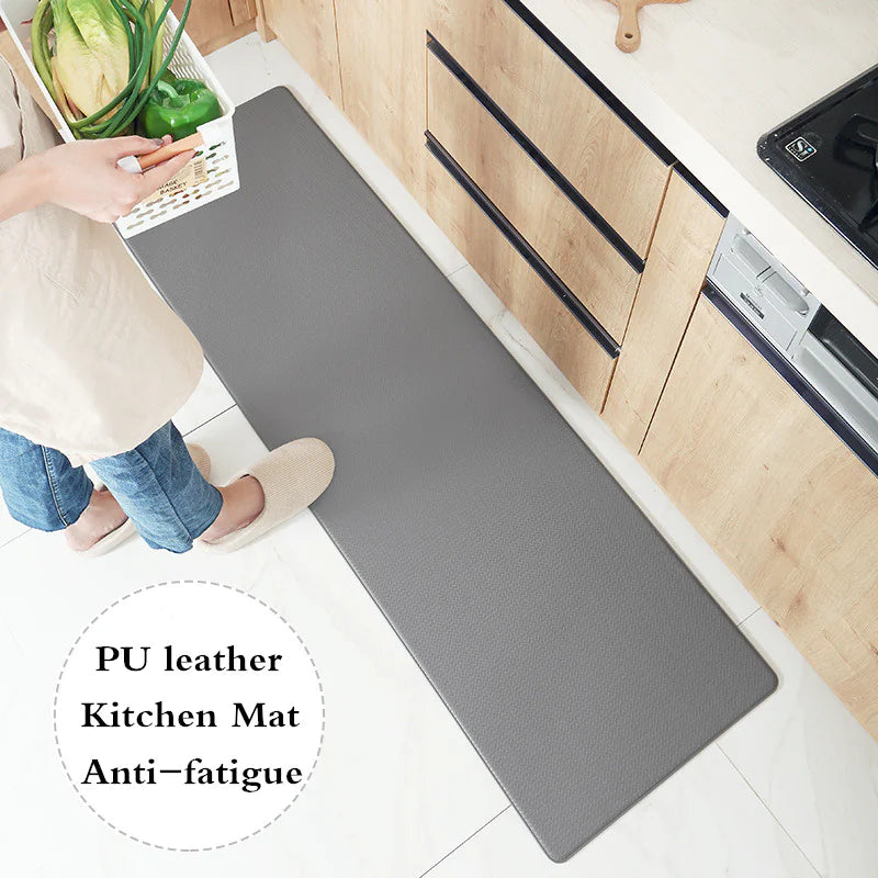 PU Leather Kitchen Floor Mats