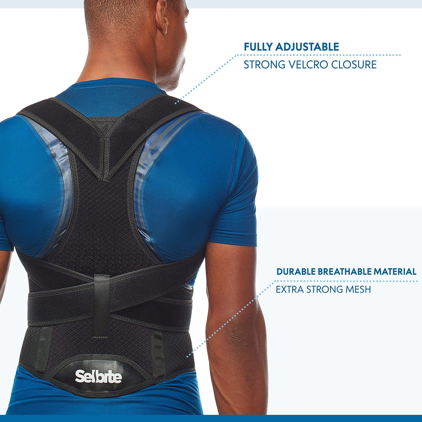 Back Brace Posture Corrector for Men and Women - Adjustable Posture Back Brace for Upper and Lower Back Pain Relief - Muscle Memory Support Straightener (Large)