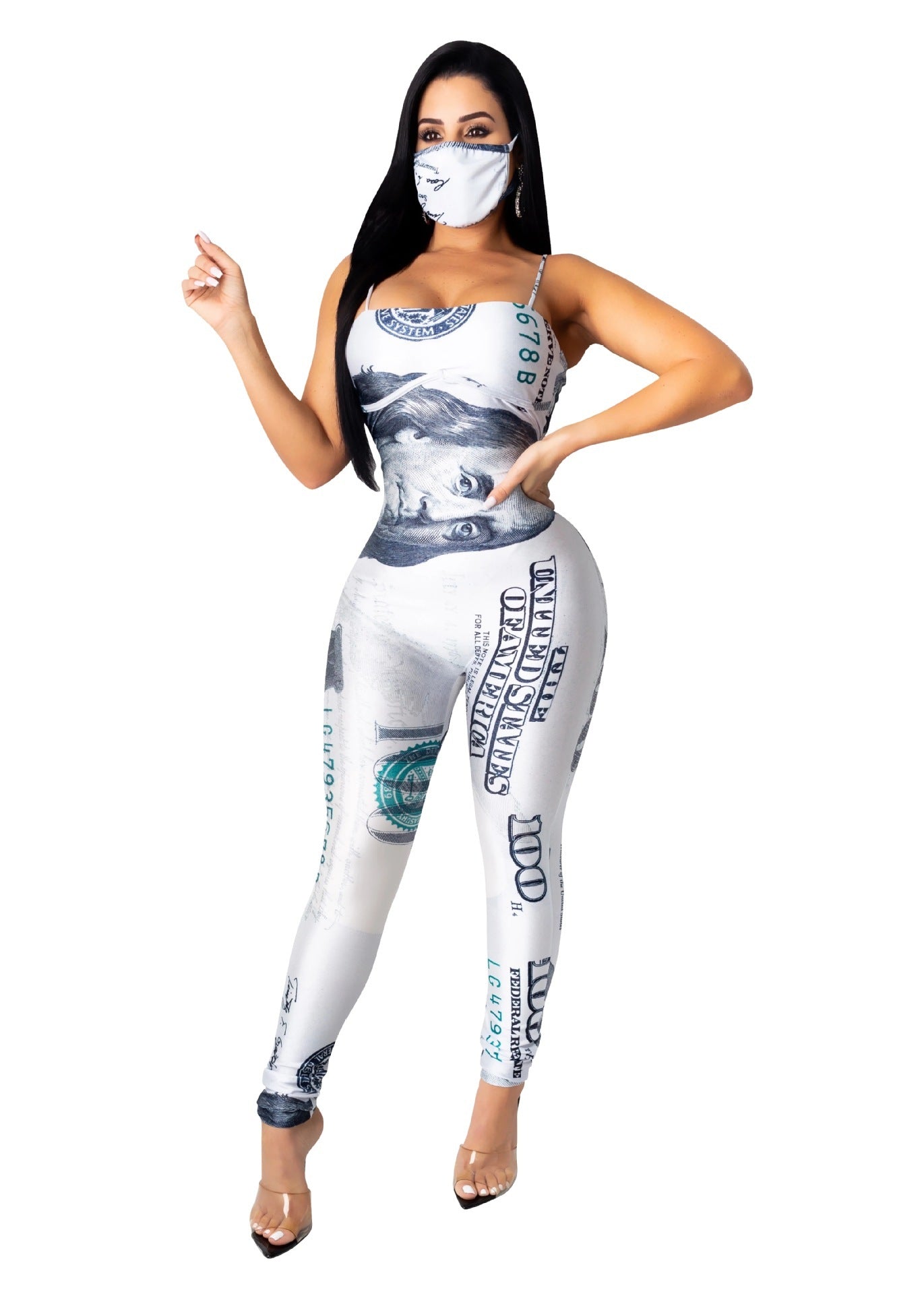 USD print jumpsuit