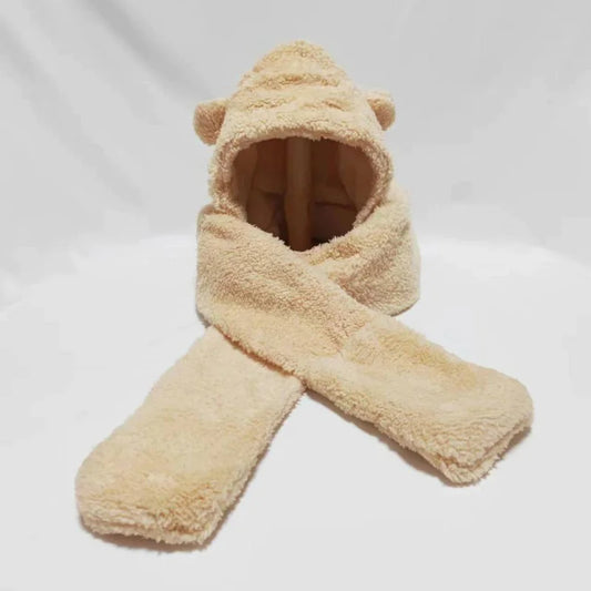 Bear 3PC (Ears, Scarf, Gloves) Set for Winters