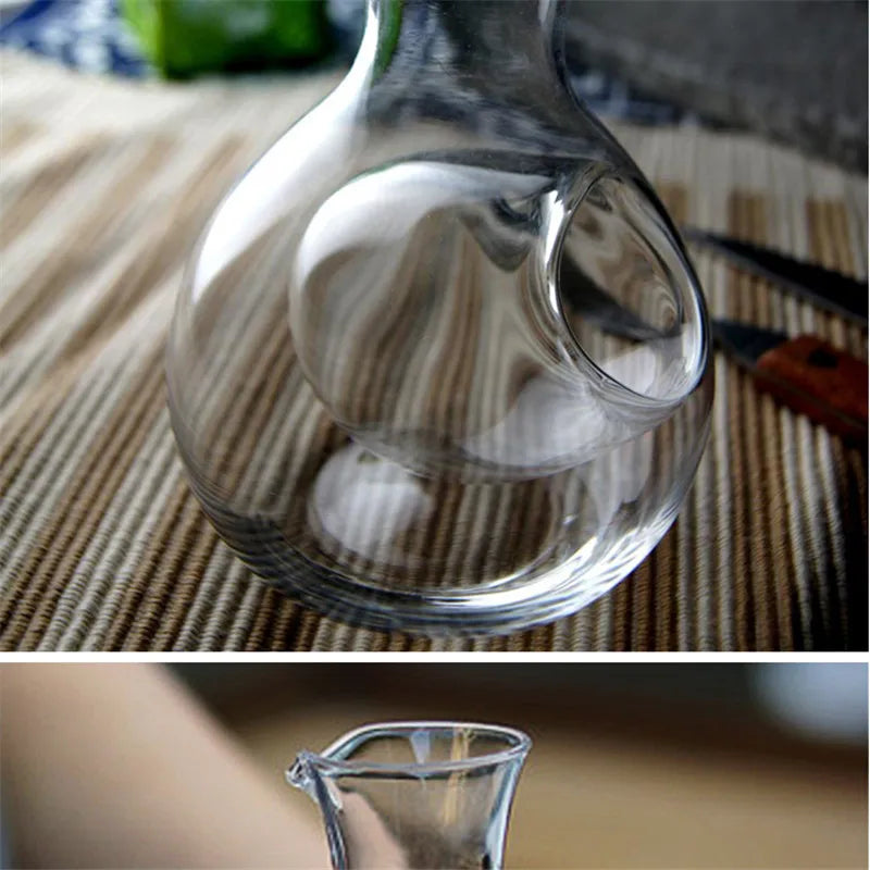 250ML Glass Wine Bottle Hole Sake Glass Ice Jug Hamster Nest Cooling Room Beer Cooler Mini Gift Wine Carafe Superior Decanter