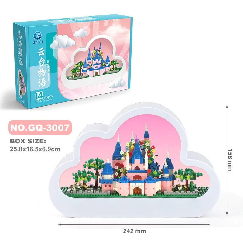 Sakura Castle LED Light Building Blocks