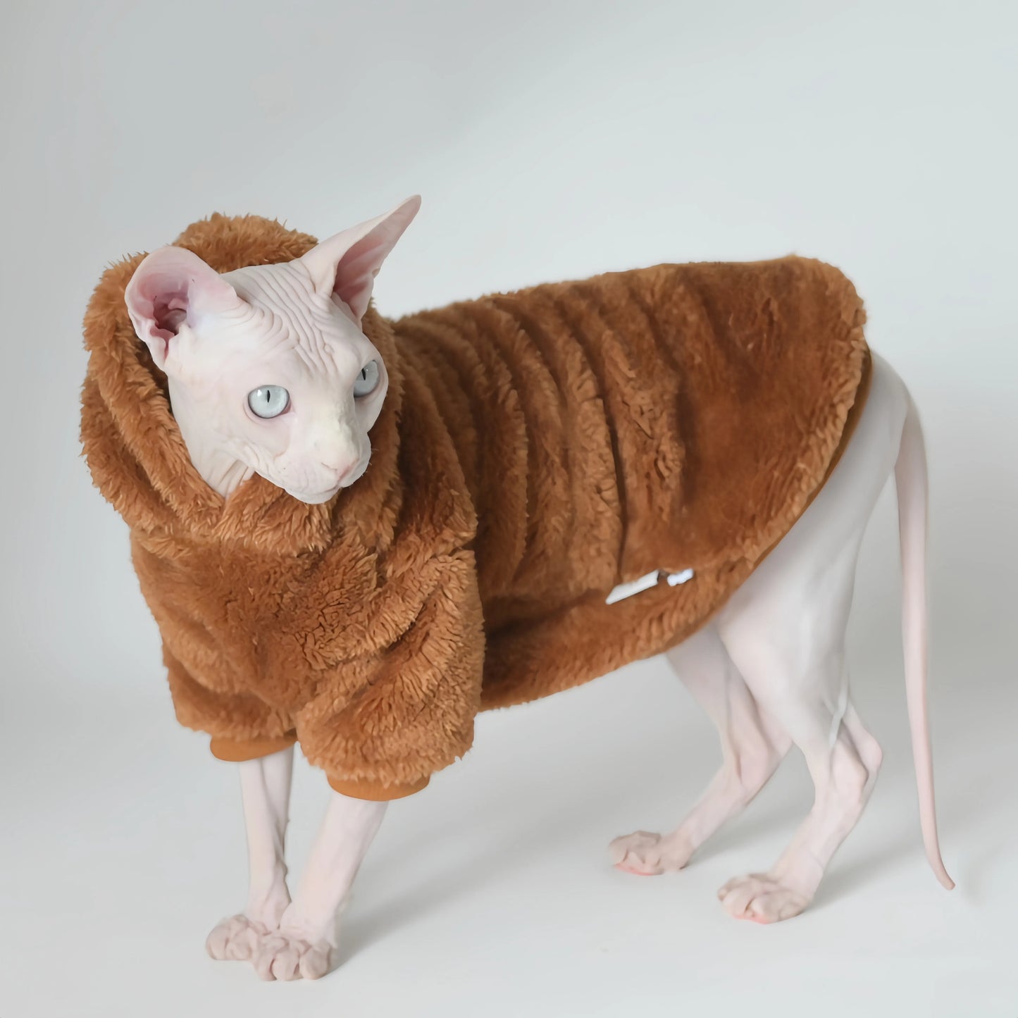 Hairless Cat Clothes Thick and Warm Winter Clothes Sphynx Cat Clothes Devon Cat Apperal for Small Kitten and Dogs