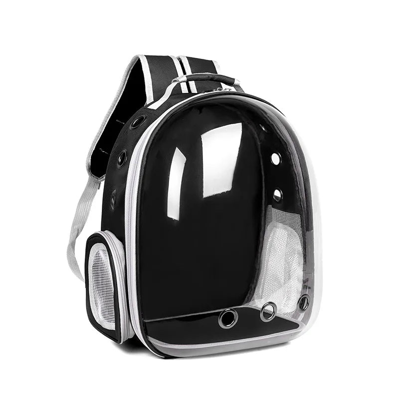 Pet Cat Carrying Bag Breathable Portable Pet Outdoor Travel Backpack Transparent Bag Carrier Pet Transport Space Capsule Bag