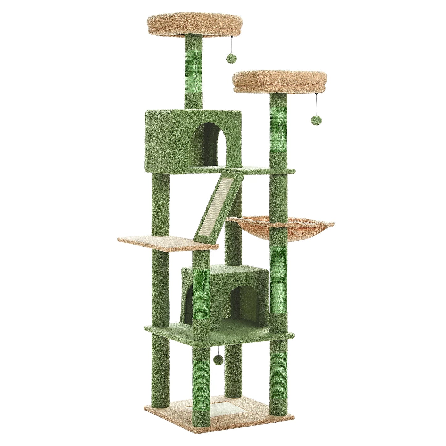 Multi-Level Cat Tree Cat Condo Scratching post for Kitten Furniture Large Cat Tower Cat Scrapers Cat Accessories Pet Cat Toys