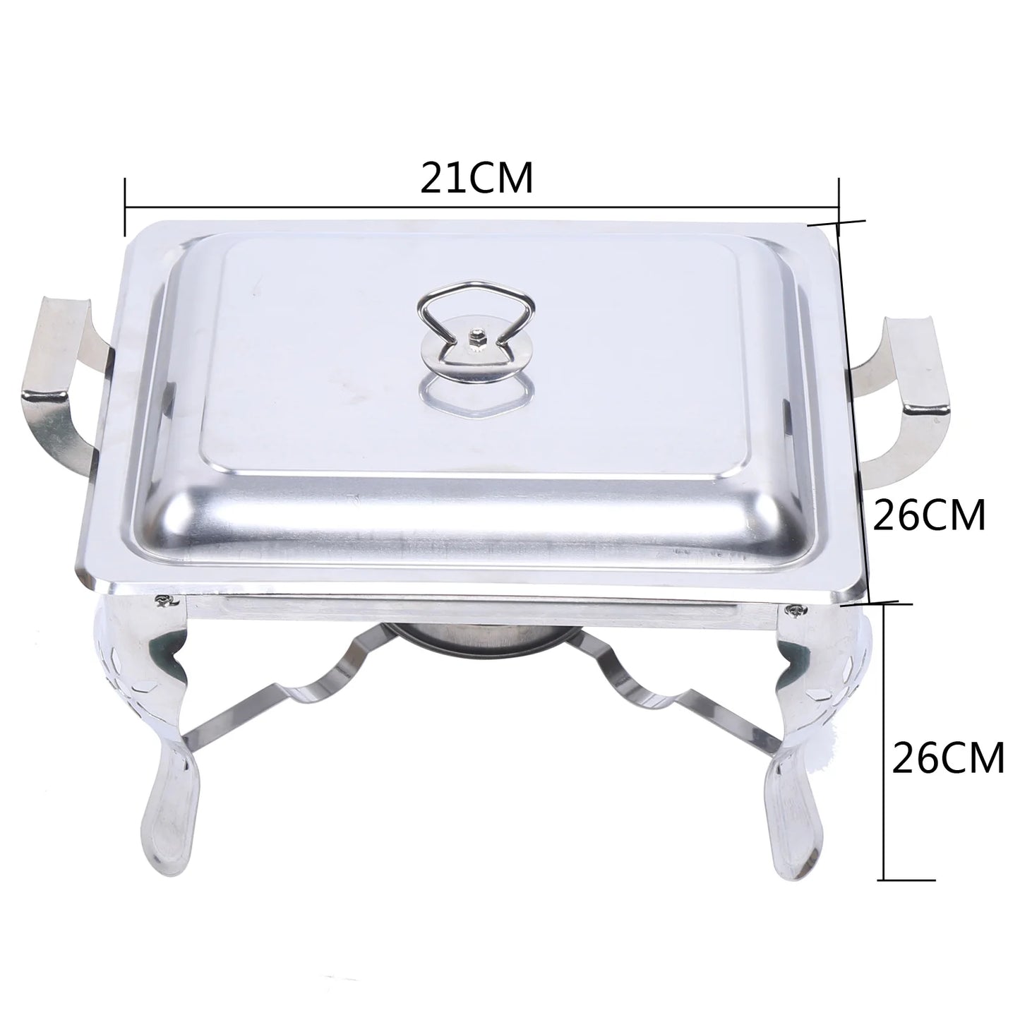 6L Food Warmer Chafing Dish Holding Containers Heat Containers