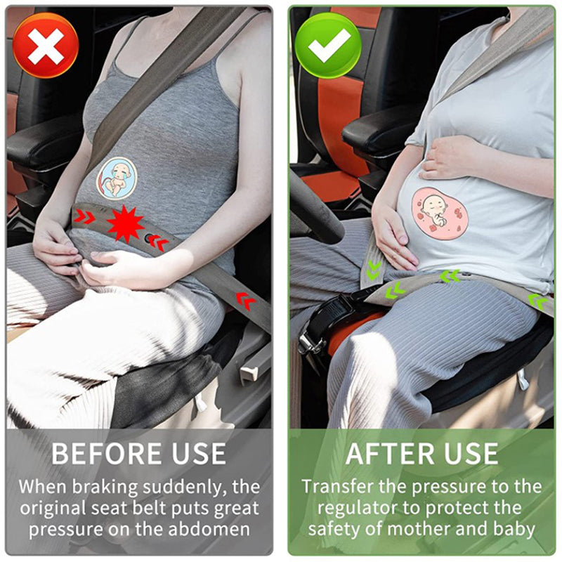 Car Seat Safety Belt for Pregnant Woman Maternity Moms Belly Unborn Baby Protector Adjuster Extender Kit Pregnancy Buffer Adjust