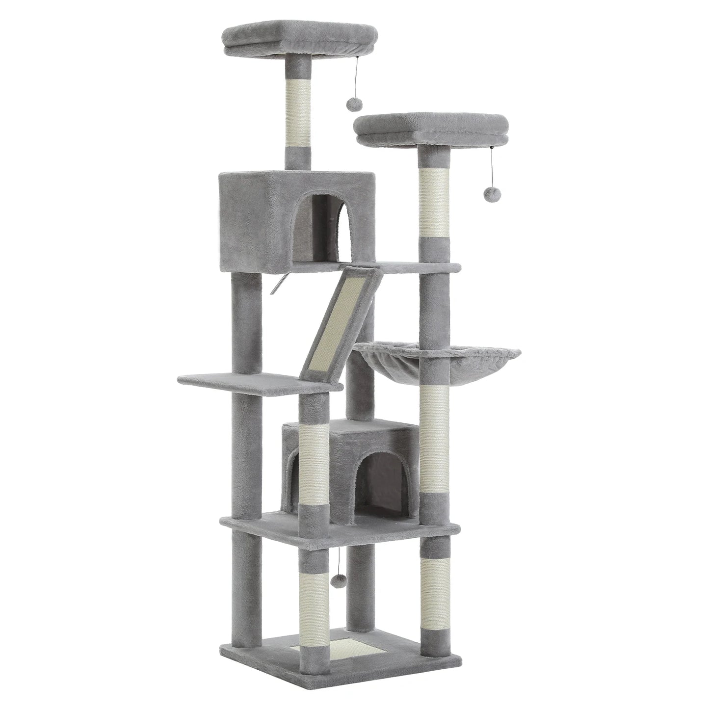 Multi-Level Cat Tree Cat Condo Scratching post for Kitten Furniture Large Cat Tower Cat Scrapers Cat Accessories Pet Cat Toys