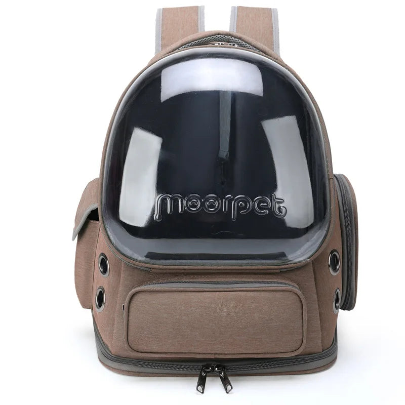 Cat Carrying Bag Space Pet Backpack Breathable Portable Transparent Backpack Puppy Dog Transport Carrier Space Capsule Bag Pets