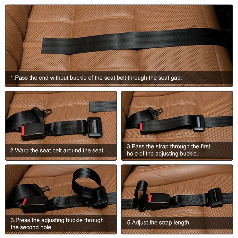 Pregnancy Safety Belt Modified Accessories Universal 1.6m Length Bump Belt Car Seat Belts Adapter For Pregnant Women Seatbelt