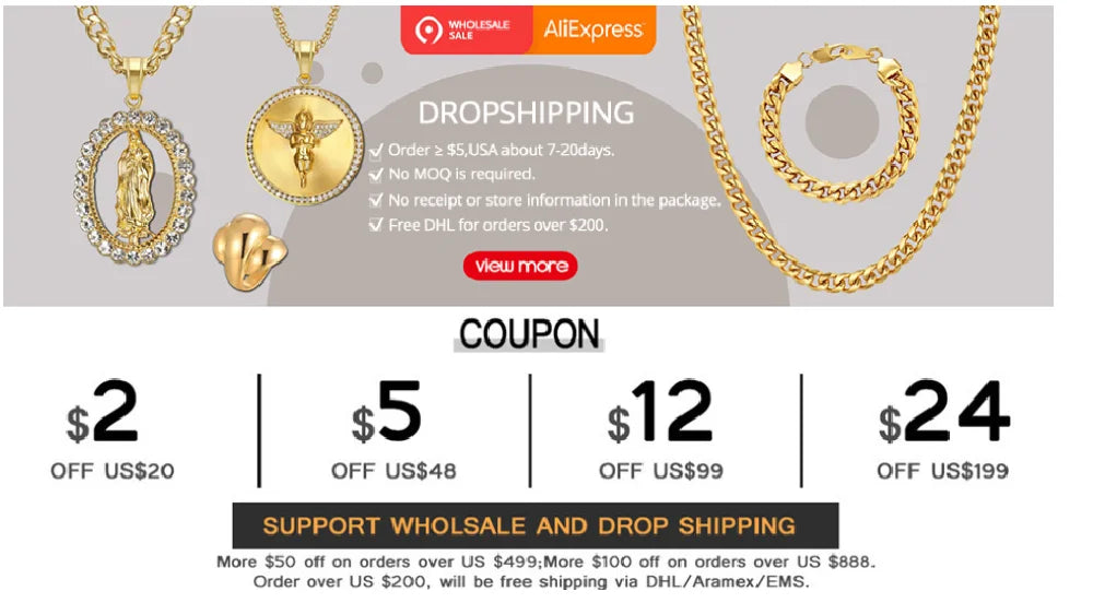 Fashion Female Cross Pendants dropshipping Gold Black Color Stainless Steel Jesus Cross Pendant Necklace Jewelry For Men/Women