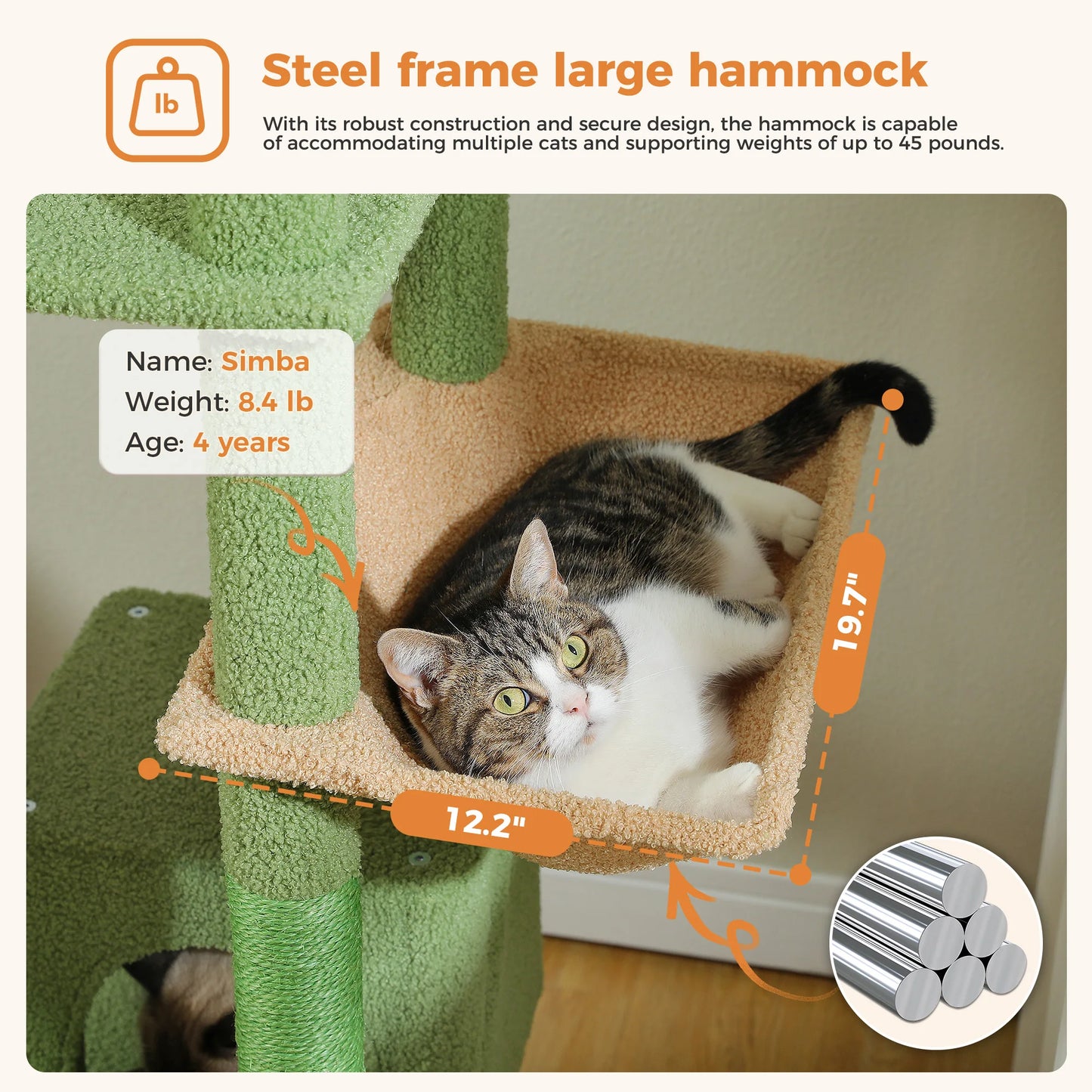 Multi-Level Cat Tree Cat Condo Scratching post for Kitten Furniture Large Cat Tower Cat Scrapers Cat Accessories Pet Cat Toys