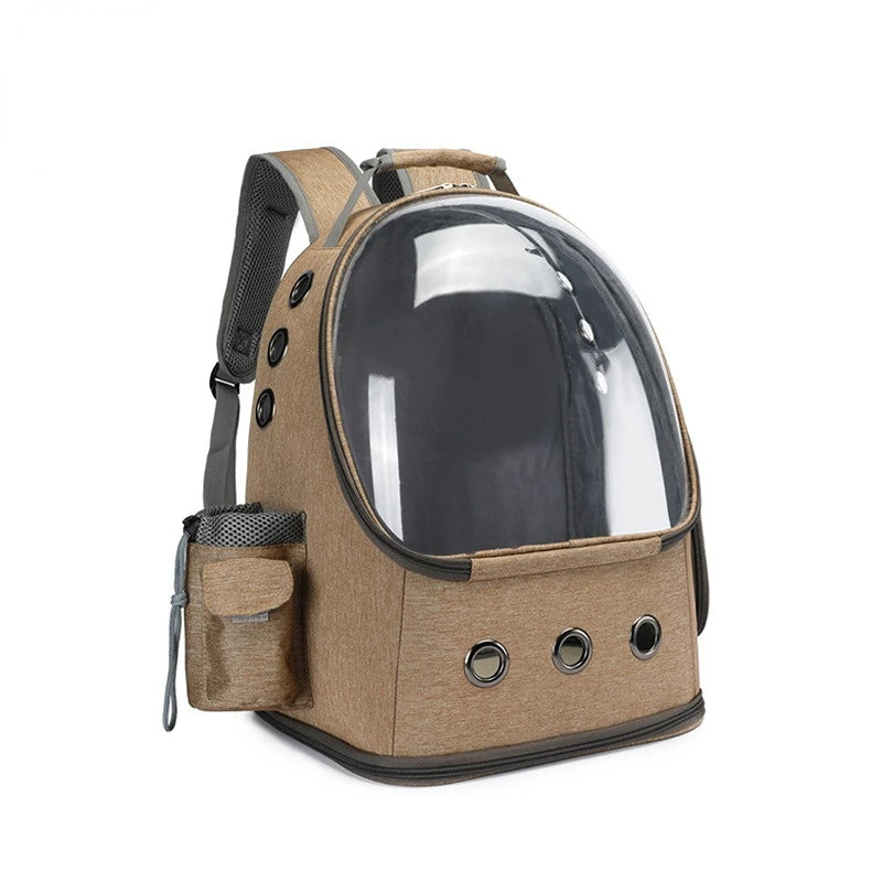 Cat Carrier Kitten Backpack Space Capsule Bubble Breathable Portable Pet Bag Dog for Travel and Hiking