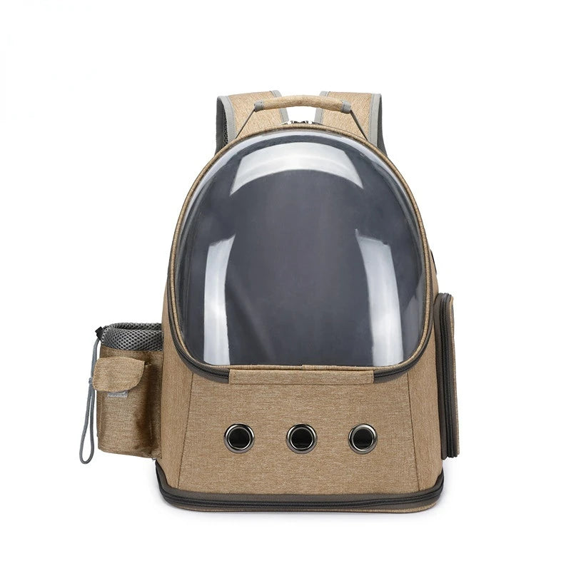 Cat Carrier Kitten Backpack Space Capsule Bubble Breathable Portable Pet Bag Dog for Travel and Hiking