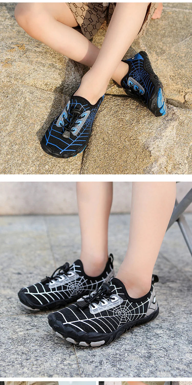 Kids Quick-Drying Shoes Anti Slip Wear-Resistant Cushioning Collision Prevention Soft Breathable Kids Quick-Drying Water Shoes