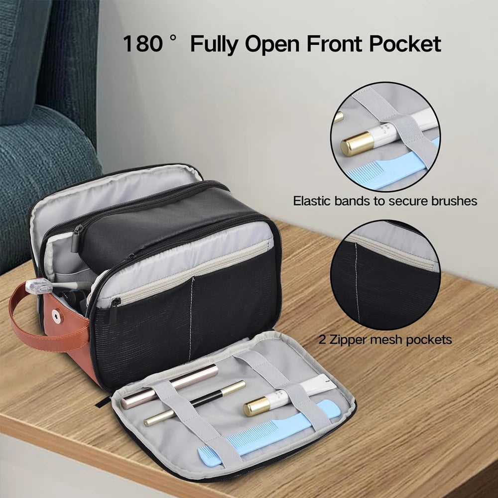 Men's Toiletry Bag Large Toiletry Organizer Dopp Kit Makeup Bag Waterproof Cosmetic Bags Men's Travel Necessaire