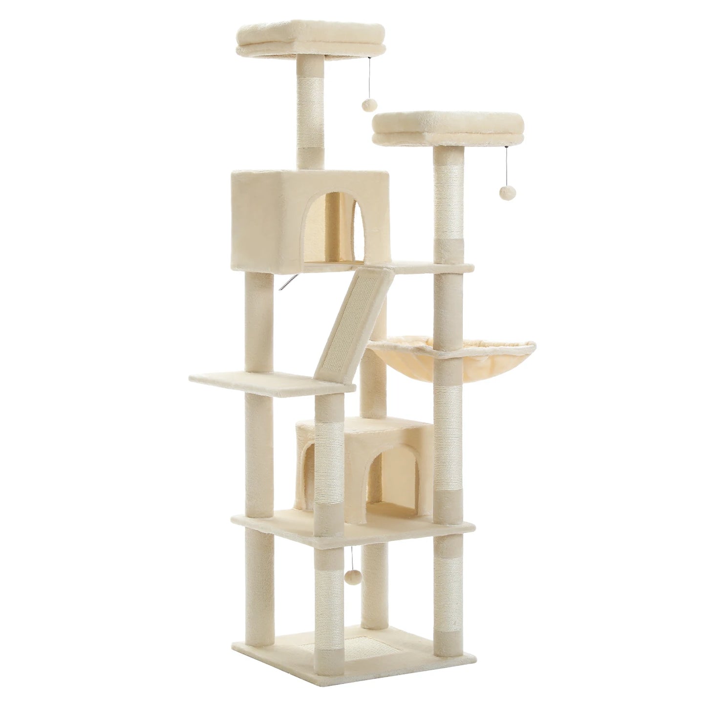 Multi-Level Cat Tree Cat Condo Scratching post for Kitten Furniture Large Cat Tower Cat Scrapers Cat Accessories Pet Cat Toys