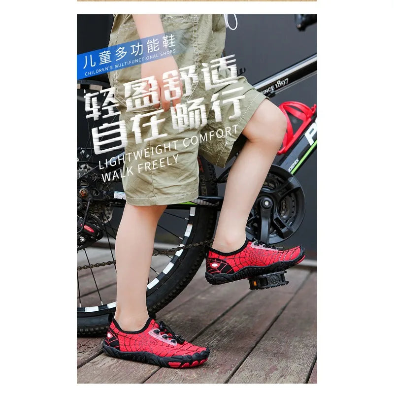 Kids Quick-Drying Shoes Anti Slip Wear-Resistant Cushioning Collision Prevention Soft Breathable Kids Quick-Drying Water Shoes