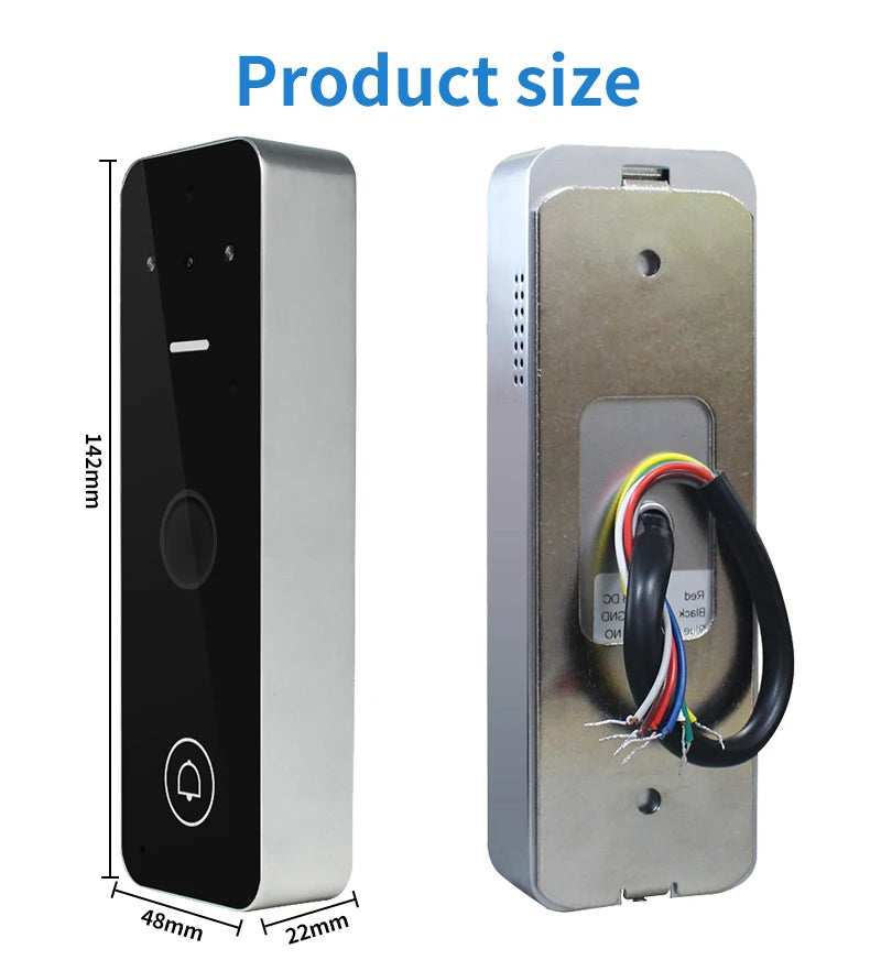 Wifi Tuya Smart Access Control Video Doorbell Camera System Digital Electronic Lock Coder Digitcode Fingerprint Lock Keyboard