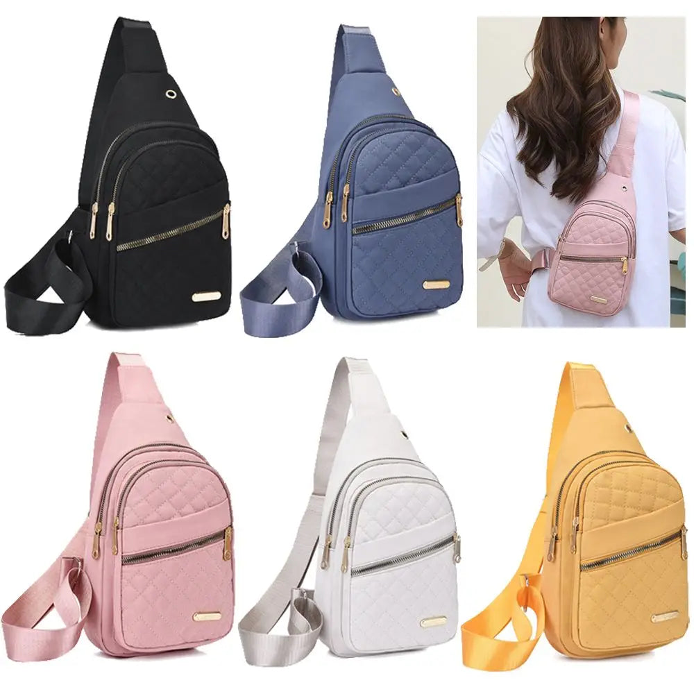 Multifunctional Travel Cross Body Chest Bag Small Sling Backpack Anti-theft Pouch Shoulder Bag